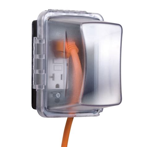 hubbell 1-gang rectangle plastic weatherproof electrical box cover|hubbell taymac electric box.